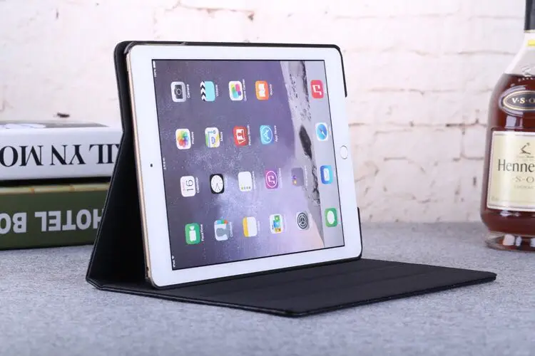 Тонкий чехол из искусственной кожи с алмазным узором для iPad Air 2 защитой от