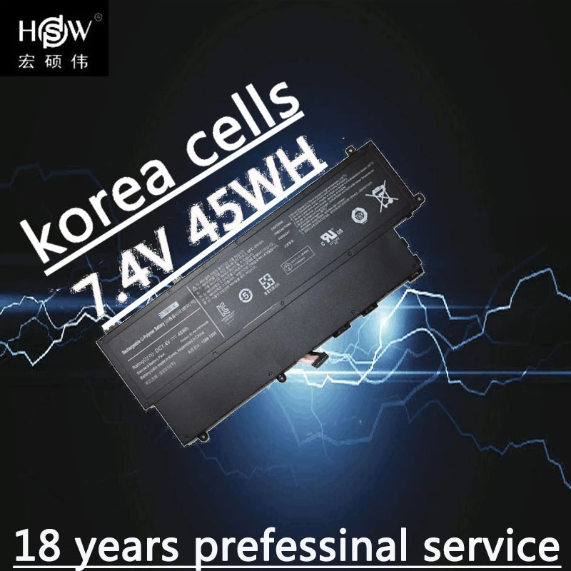 HSW Новый 7 4 В 45Wh AA PBYN4AB батарея для Samsung ультрабук 530U3C NP530U3B NP530U3C A01 A02 A03 батарея|samsung
