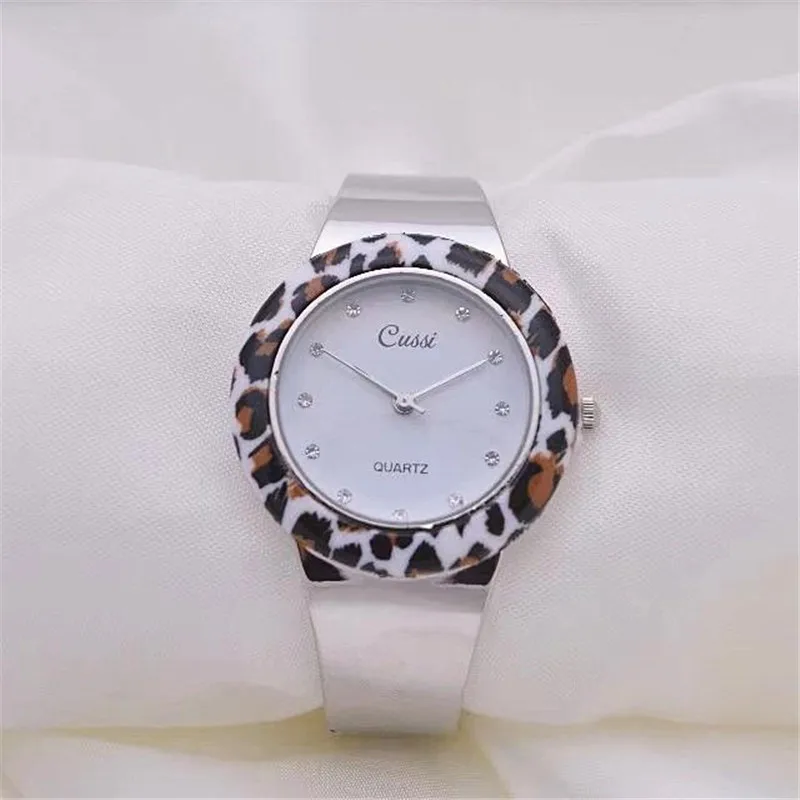 CUSSI 2018 Luxury Leopard Womens Bracelet Watches Quartz Wristwatches Ladies Dress relogio feminino reloj mujer Gold | Наручные часы