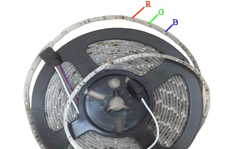 SMD5050 RGB светодиодный светильник 5 м 10 м 30 светодиодный s/M DC 12 В лента Диодная Гибкая Водонепроницаемая 44 клавиши контроллер адаптер