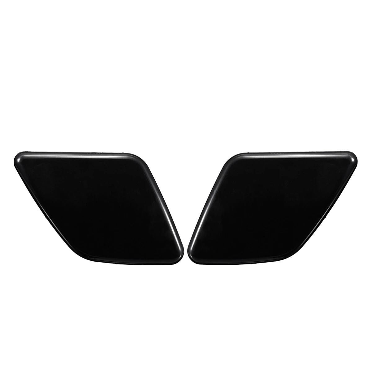 1 Pair L R Front Bumper Headlight Washer Nozzle Cover Cap Unpainted For Volvo XC90 2007 2008 2009 2010- 39875254 39875253