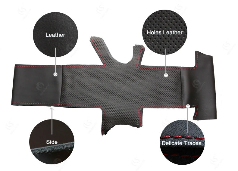 MEWANT для Черные Кожаные чехлы рулевого колеса автомобиля для Mitsubishi Lancer EX 10 Lancer X Outlander ASX Colt Pajero Sport Interior