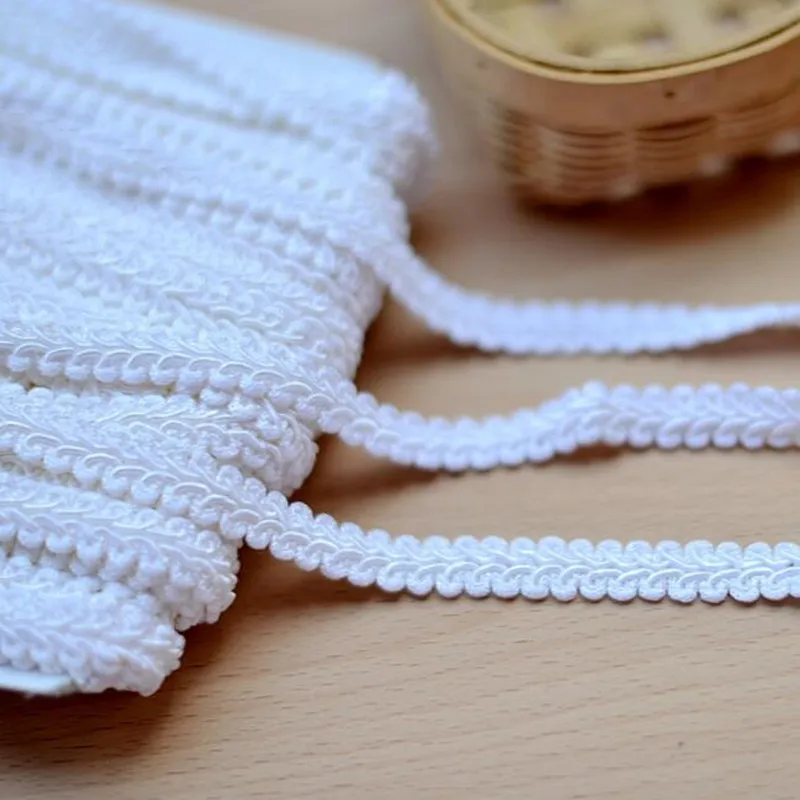 Прямая кружевная отделка сделай сам плетеная для украшения костюма