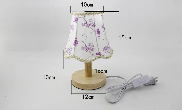 Art Decor Desk Lamp Light Children Bed Table E27 110V 220V LED Bulbs Night Bedroom US/EU Plug | Лампы и освещение