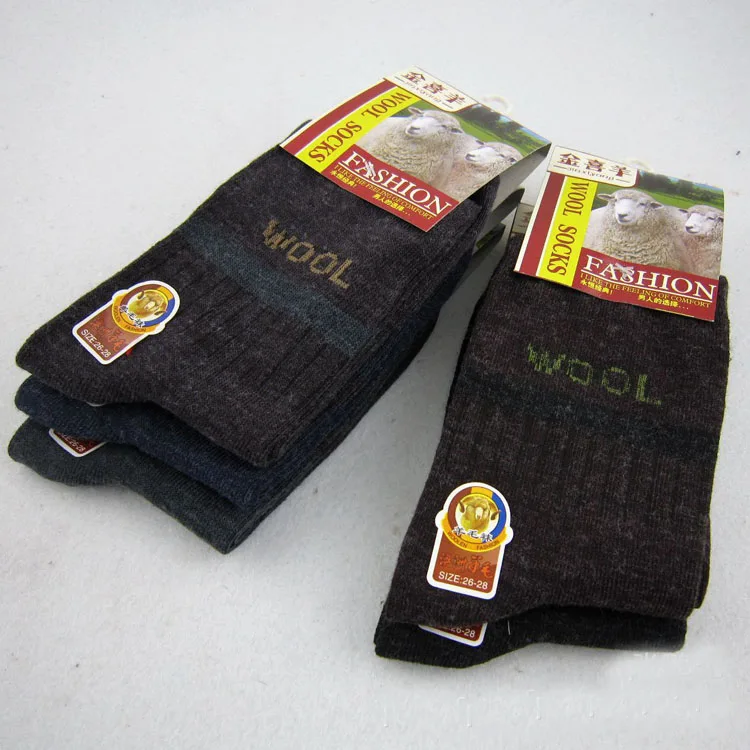 8 Пар Смешанный Цвет Теплый Имитации Шерсти Мужские Носки | Тематическая одежда и