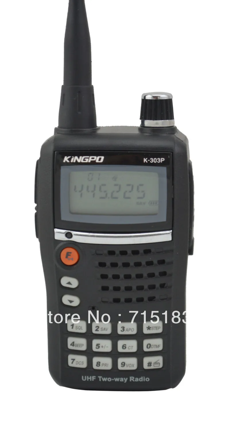 Kingpo K-303P UHF 400-470MHz 5W 99CH FM Portable Two-way Radio Handheld Transceiver | Мобильные телефоны и аксессуары