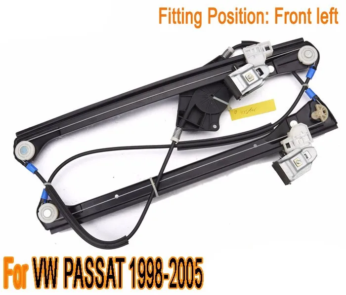 

FOR VW PASSAT B5 SALOON / ESTATE COMPLETE ELECTRIC WINDOW REGULATOR FRONT LEFT 1996-2005