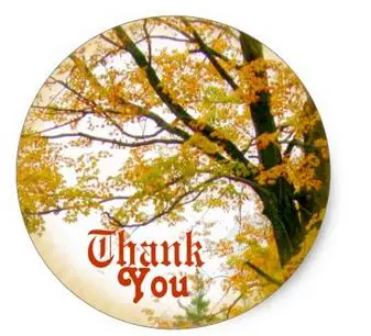 

1.5inch Our Tree Wedding Thank You Sticker, Round Classic Round Sticker