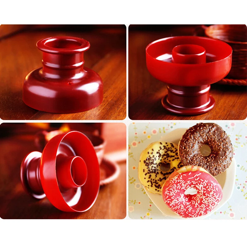 Wind flower DIY Tool Plastic Doughnut 3D Maker Cutter Fondant Mold For Cakes Chocolate Brownies Pastry Baking Cake Tools | Дом и сад