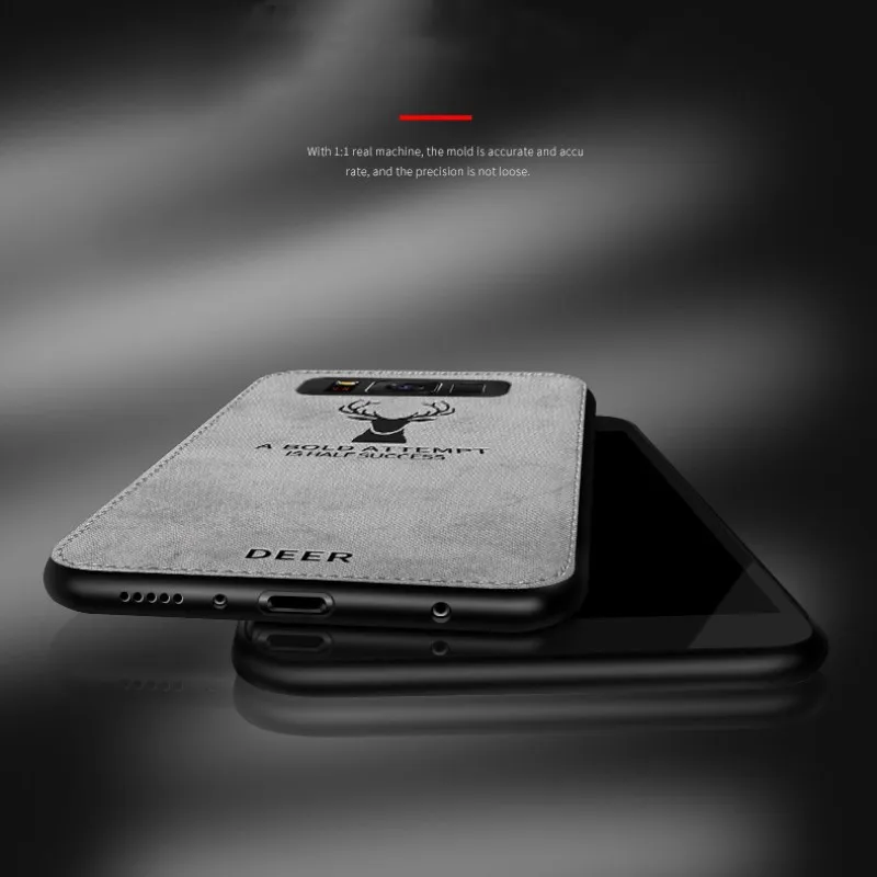 For Samsung Galaxy S8 S9 S8plus S9plus Fabric Deer Cloth phone Case Note9 Note8 Soft Silicone edge shockproof case coque |