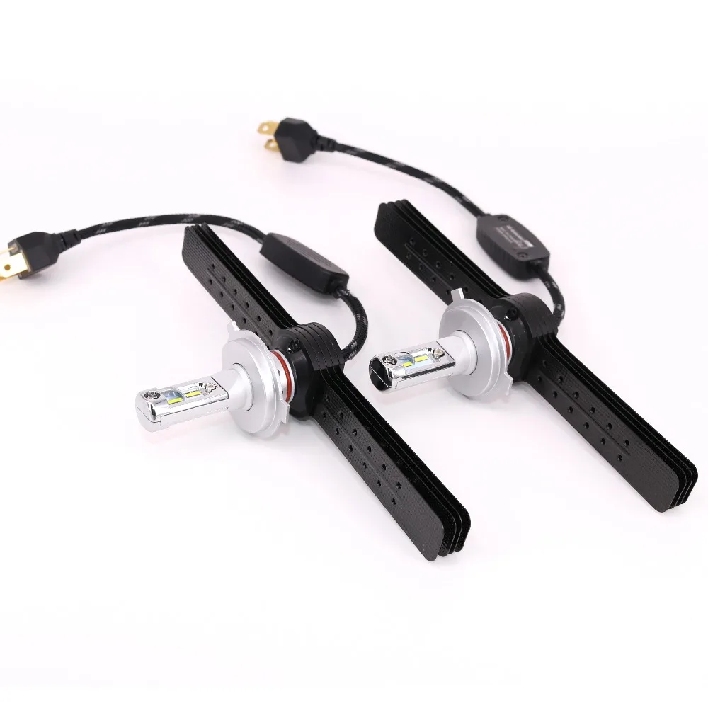 Светодиодные лампы h4 Автомобильные фары H1 H7 H3 H8/H9/H11 9005 9006 9007 880 cree Чипсы авто