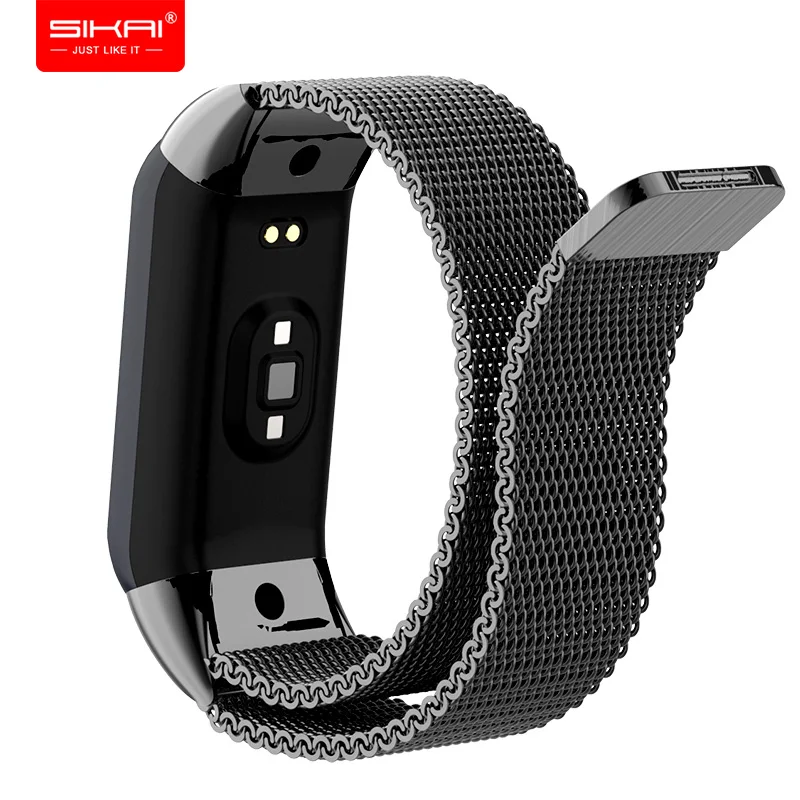 Ремешок из нержавеющей стали SIKAI Миланский ремешок для Amazfit Cor 2 сменный браслета