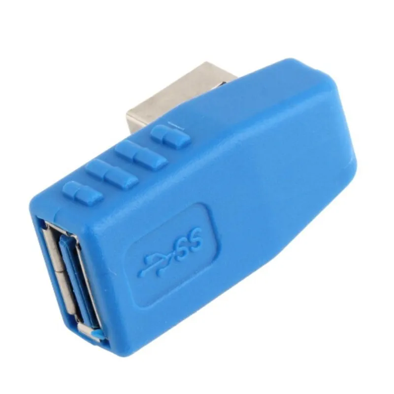 90 degrees to the Vertical Left Angle USB 3.0 Male Female M/F Connector Adapter | Компьютеры и офис
