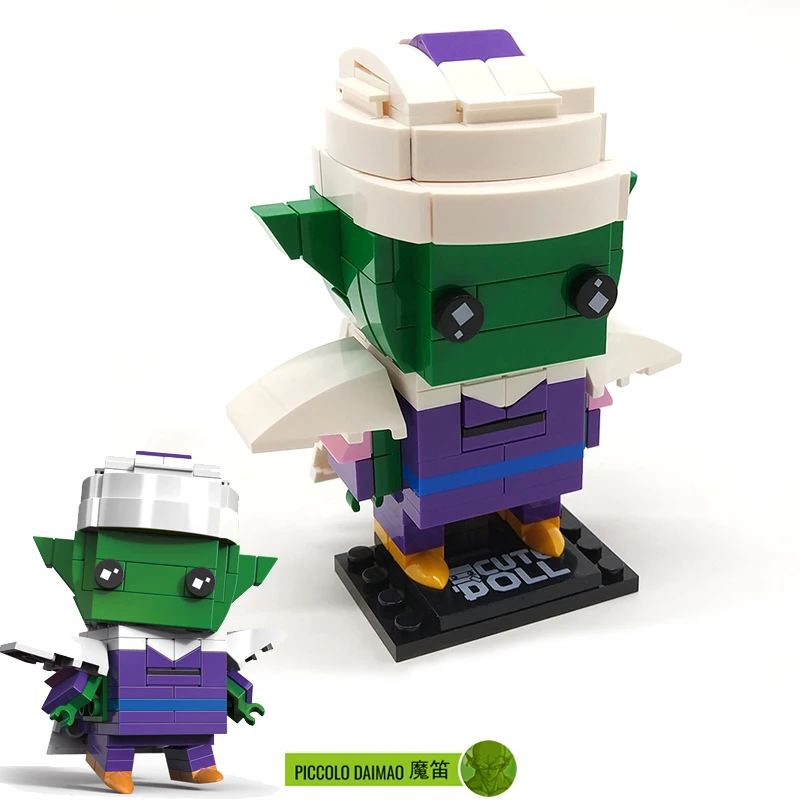 Style 12 Decool Brickheadz Dragon Ball Z Супергерои Железный человек Marvel Супергерои фигурки Бэтмена строительные блоки кирпичи головы игрушки - Цвет: Style 12