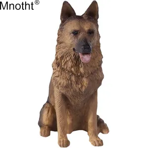 Модель немецкой овчарки Mnotht 16, мини-Волк, собака, черная тыква, игрушечное животное, сцена, аксессуар для экшн-фигурки, коллекционный подарок m5n
