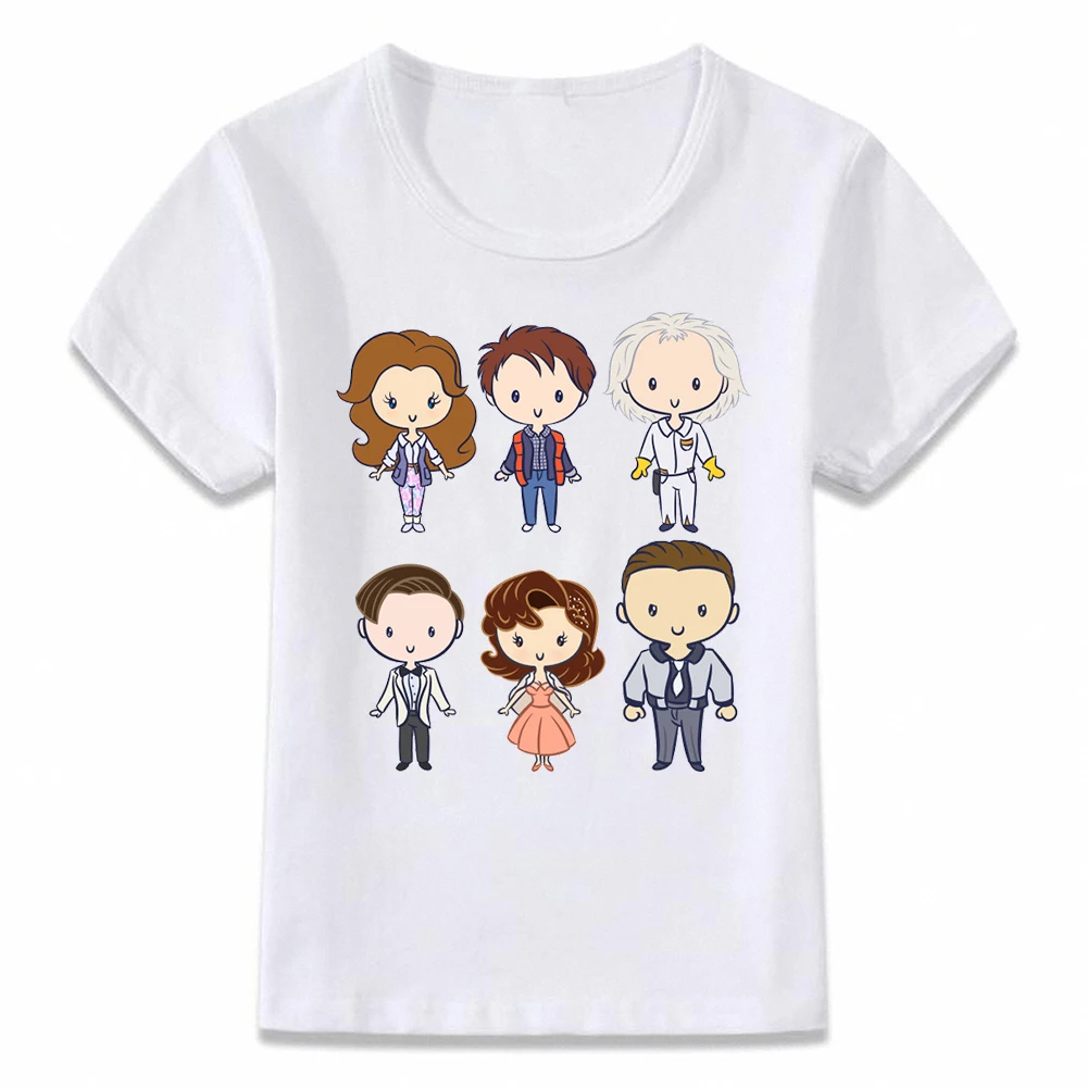 Kids Clothes T Shirt Back To The Future Cuties T-shirt for Boys and Girls Toddler Shirts Tee | Мать и ребенок