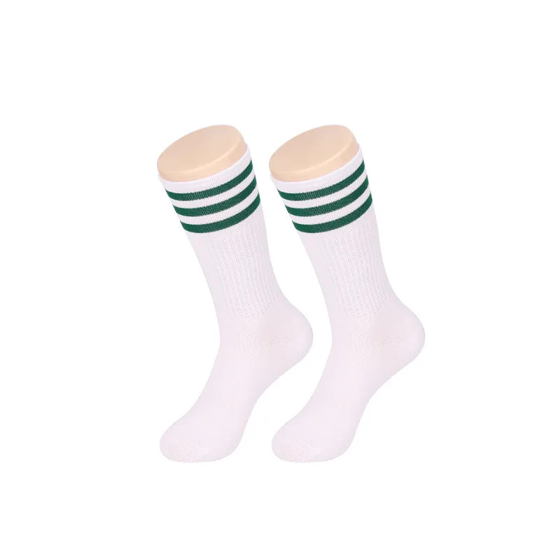 2019 новые весенне-летние модные полосатые три кольца однотонные белые хлопковые