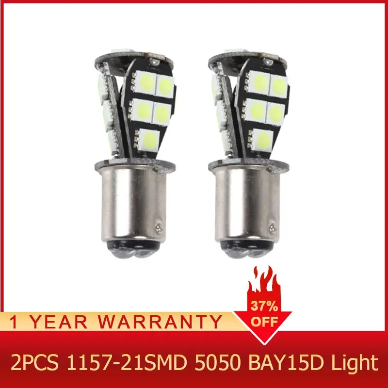 ROADOT 2 шт. CANBUS 1157 BAY15D 21 светодиодный 5050 SMD P21/5 Вт стоп сигнал задний светильник лампа
