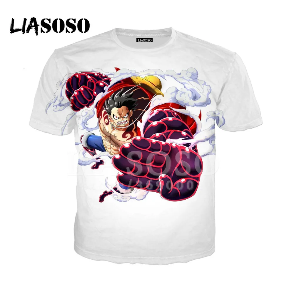 LIASOSO 3D принт для женщин и мужчин Аниме One Piece Luffy Nico Robin Sanji Jinbe Franky Футболка Пуловер