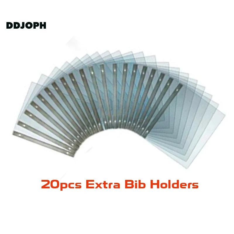 20 Extra bib holders Вешалка для медалей с держателем для гоночных нагрудников Спортивная вешалка для медалей держатель для медалей для марафона нагрудник из ПВХ чехлы - Цвет: 20 Extra bib holders