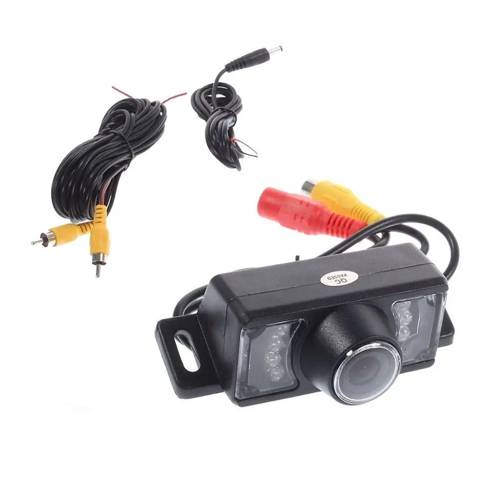 Водонепроницаемая Автомобильная камера заднего вида HD цветная CCD 8 инфракрасных