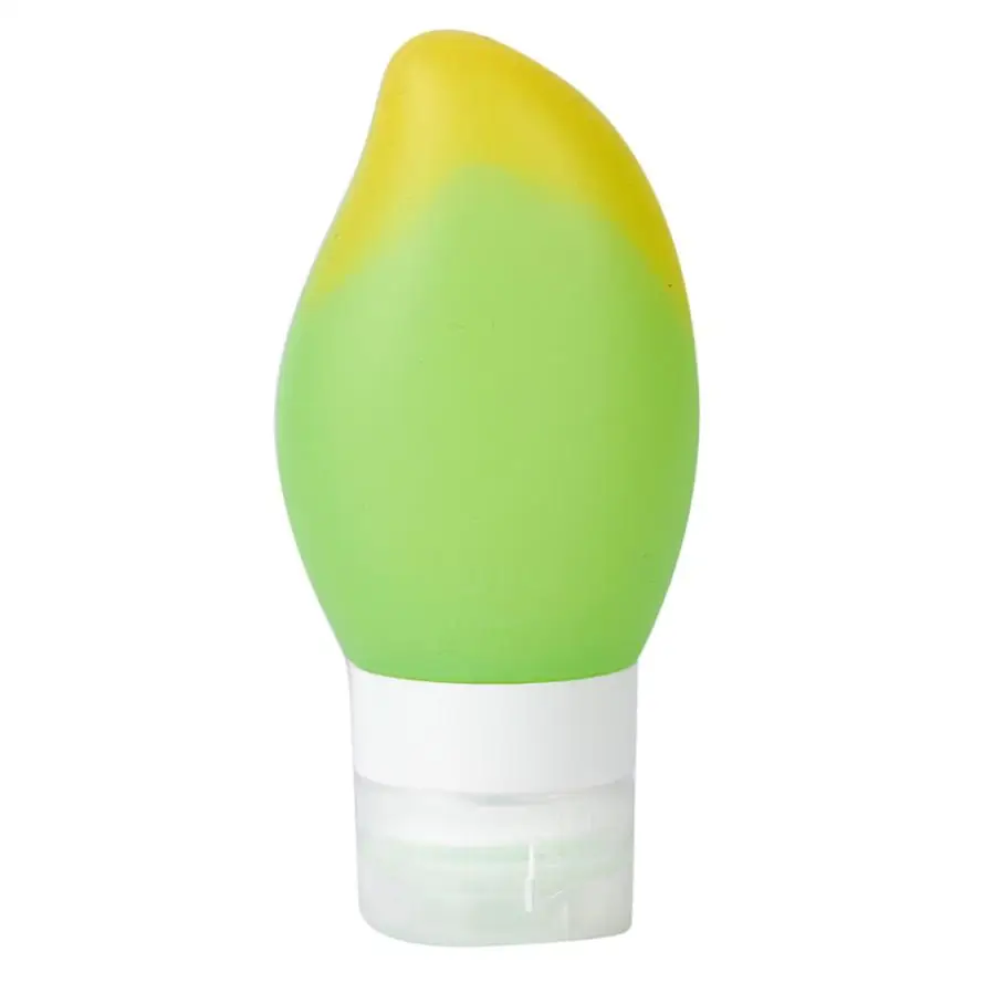 Travel Bottle D 1 шт. одноцветное силиконовые путешествия бутылку Герметичным Силиконовым Путешествия многоразового бутылки Наборы манго Форма путешествия бутылку 2u1214 - Цвет: Travel Bottle D