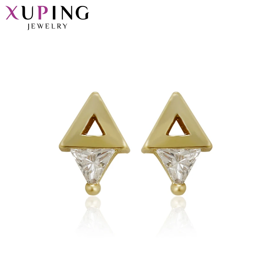 Xuping модные серьги в богемном стиле с треугольным дизайном для женщин и девочек