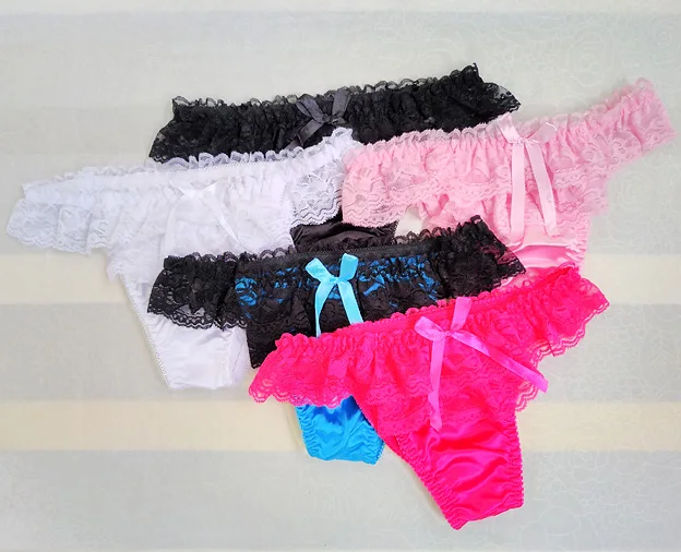 Атласная Для мужчин s Нижнее белье Sissy трусы Фирменное нижнее легкое с мешочком