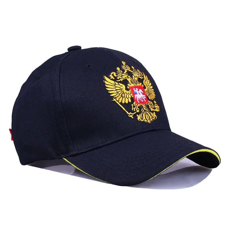 Черная хлопковая уличная бейсболка русская эмблема вышивка Snapback модные