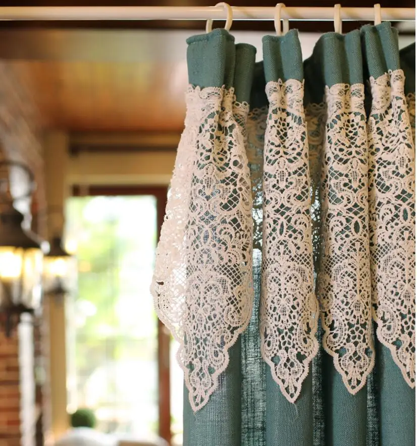 Lace line curtain Кружевная льняная занавеска кофейная полосатая дизайнерская марлевая занавеска s Darpe искусственная льняная занавеска s для спальни Rideaux окно - Цвет: Lace line curtain