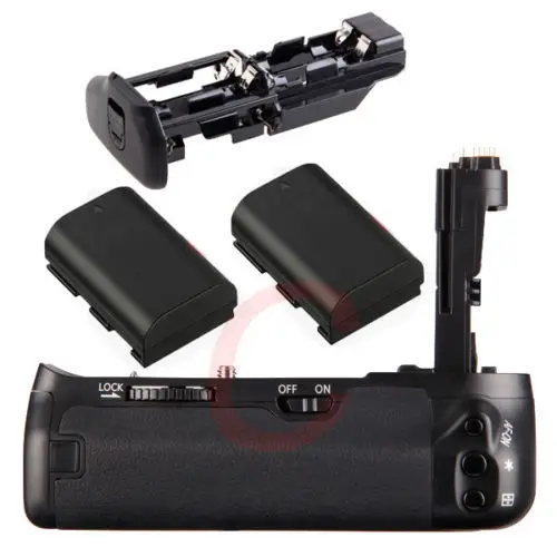 JINTU Pro 6D вертикальный держатель затвора батареи + 2 шт LP E6 комплект аккумуляторов