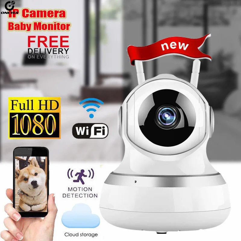 Ip камера видеонаблюдения 1080P беспроводная Wi Fi двусторонняя аудиосвязь Мини Wifi IP