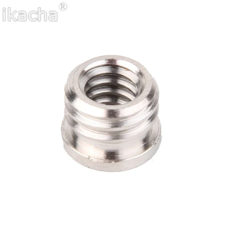 

5 Pcs New Silver 1/4 To Metal 3/8 Convert Screw Adapter For Tripod Monopod Ballhead For SLR Camera Accessories High Quality