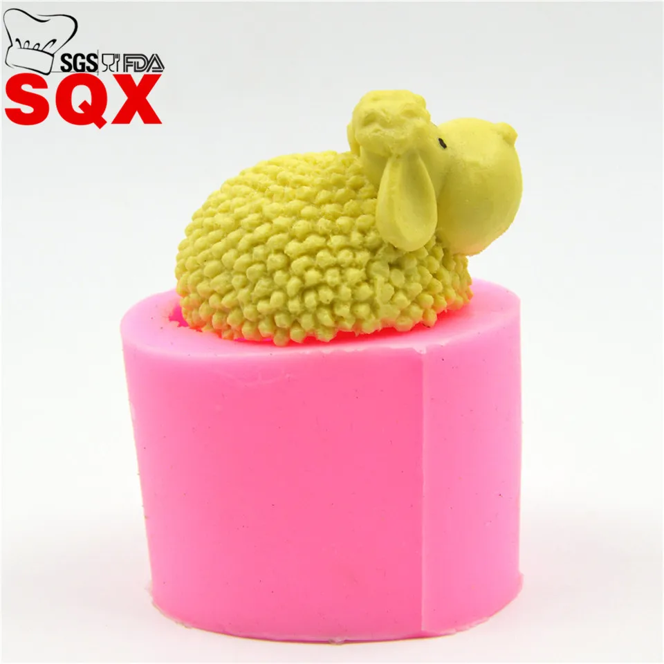 Новая Милая овечья силиконовая форма инструменты для украшения тортов из