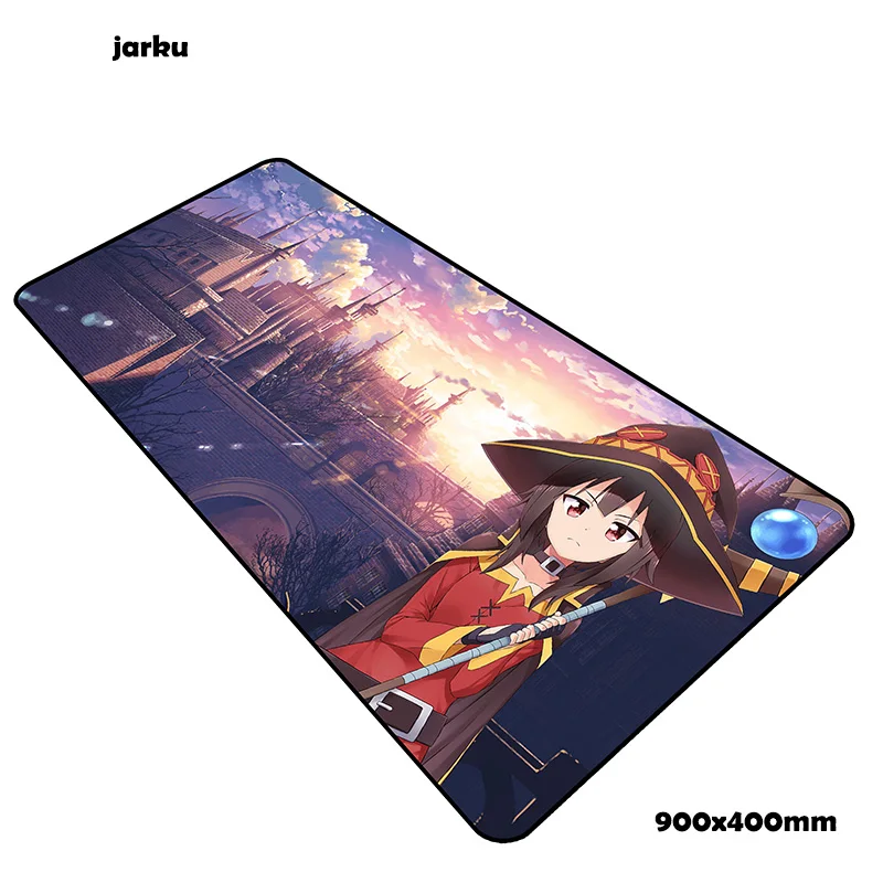 size 900x400x2mm Megumin коврик для мыши 900x400 мм, коврики для мыши на день рождения, лучший игровой коврик для мыши для геймера, красивые персонализированные коврики для мыши, клавиатура, коврик для ПК - Цвет: size 900x400x2mm