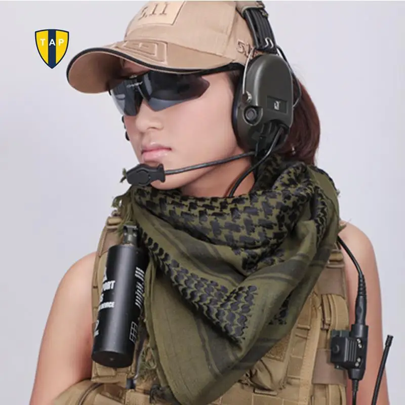 

Army Ranger Training Tactical Scarf Man Outdoor CamouFlage Cachecol Hunting Shawl Military Combat Cycling Windproof Scarves