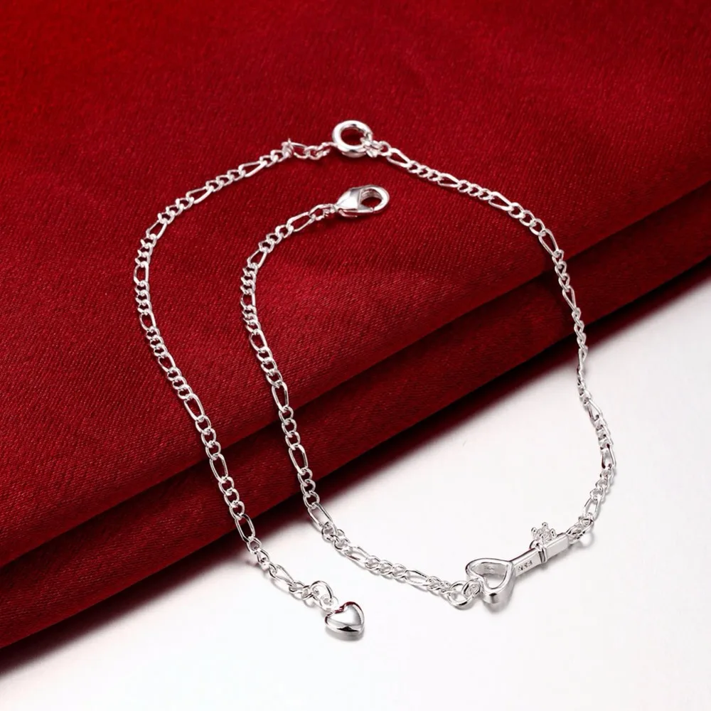 Браслет на лодыжку женский с серебряным покрытием 925|ankle bracelet|ankle bracelets for womenanklet chain