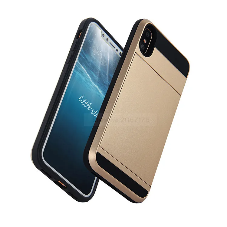 Чехол для iPhone X XS Max XR 8 7 Plus 6 6splus с двумя слоями противоударный чехол |