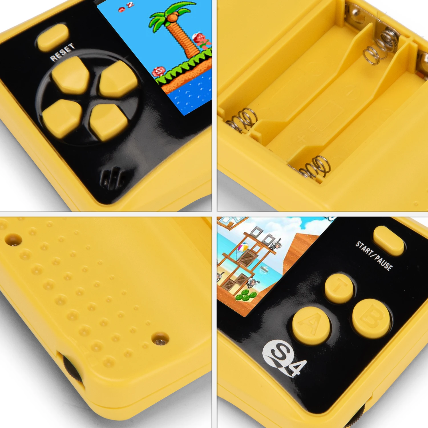 Мини ТВ видео игровые консоли JJFUN QS-4 портативная игровая консоль AV порт Ретро встроенные 182 классические игры 2,5 дюймовый ЖК-плеер