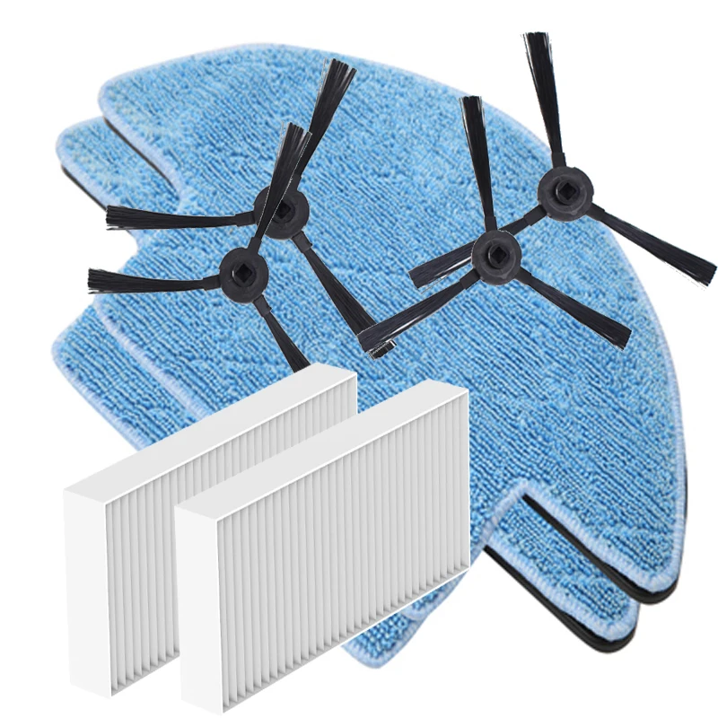 

Replacement Kits for MOLISU V8S PRO Robot Vacuum Filter Side Brushes HEPA Mop