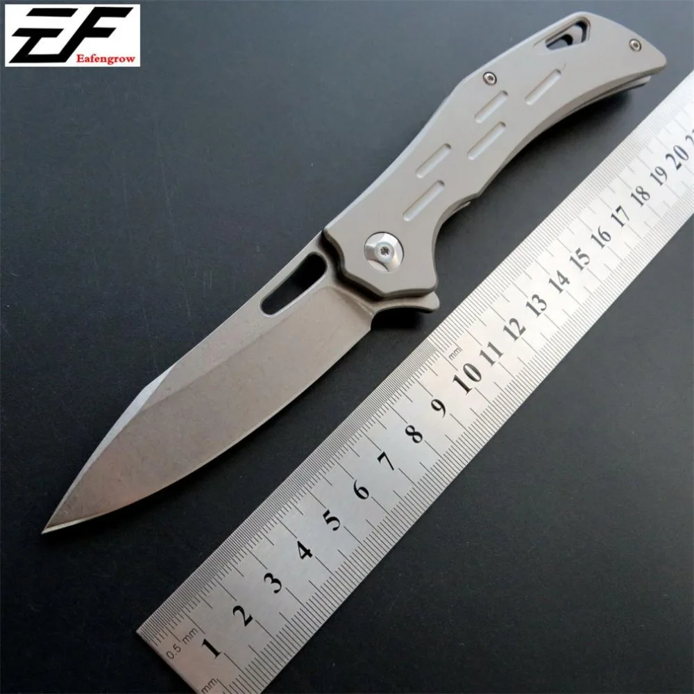 Походные складные ножи Eafengrow EF334 EDC инструмент для кемпинга D2 стальное лезвие