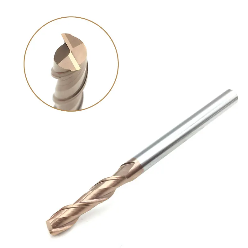 

1PC HRC60 2F 8*100 End Mill 8MM LONG 100MM Spiral Solid Carbide Straight Endmills CNC Lathe Wood Milling ROUTER Bit Tool