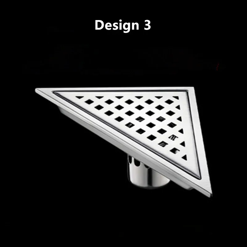 Бесплатная доставка 304 стильная стальная треугольная форма дренажный напольный