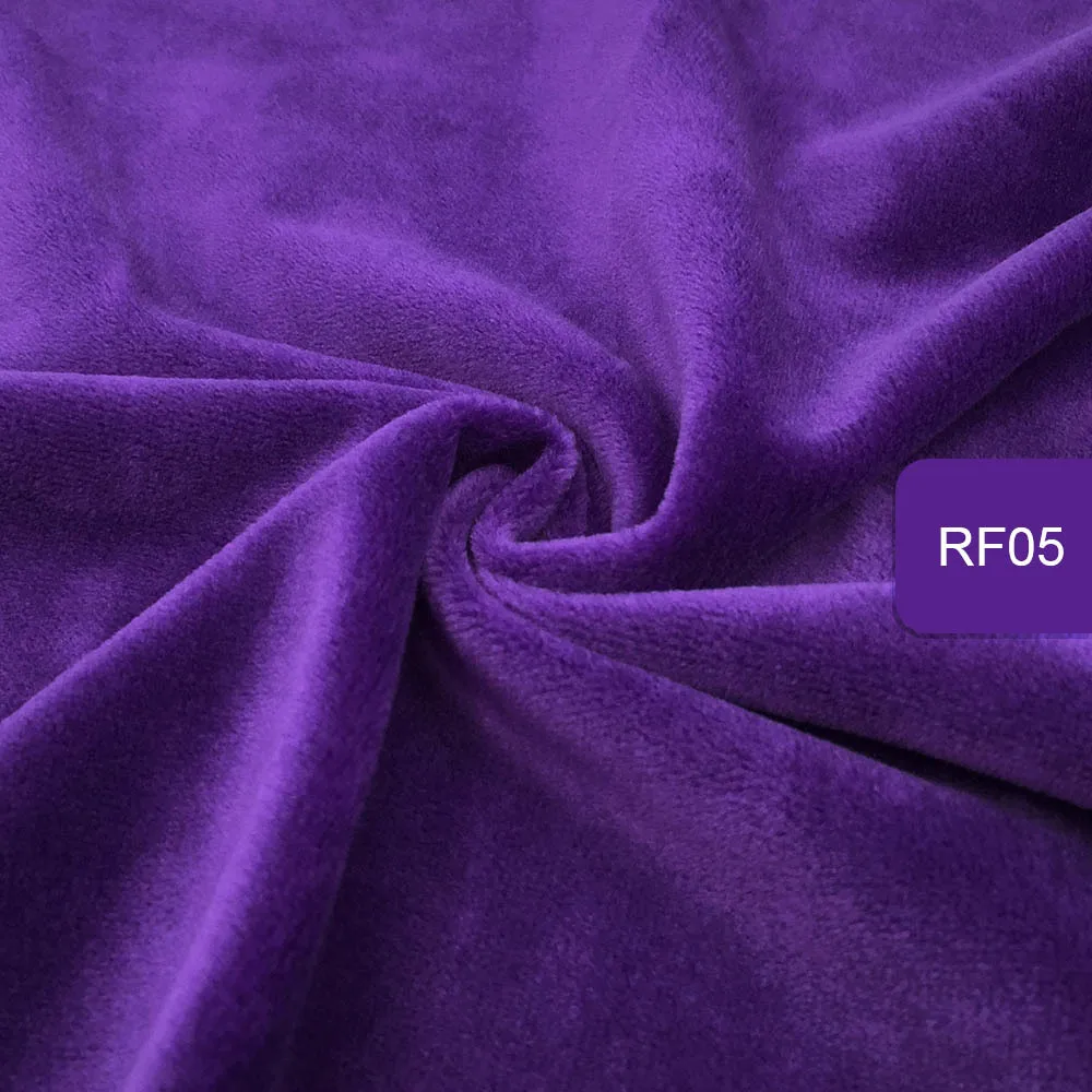 rf05 Zyfmptex 1 шт. Minky ткани для шитья ручной работы Домашний текстиль ткань для игрушек плюшевая ткань пэчворк сплошной цвет стиль 45*50 см - Цвет: rf05