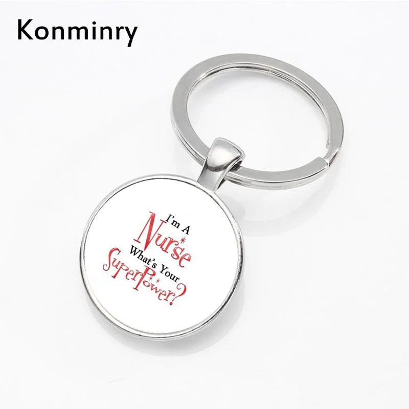 Konminry модный художественный Рисунок супер медсестры брелок держатель для женщин
