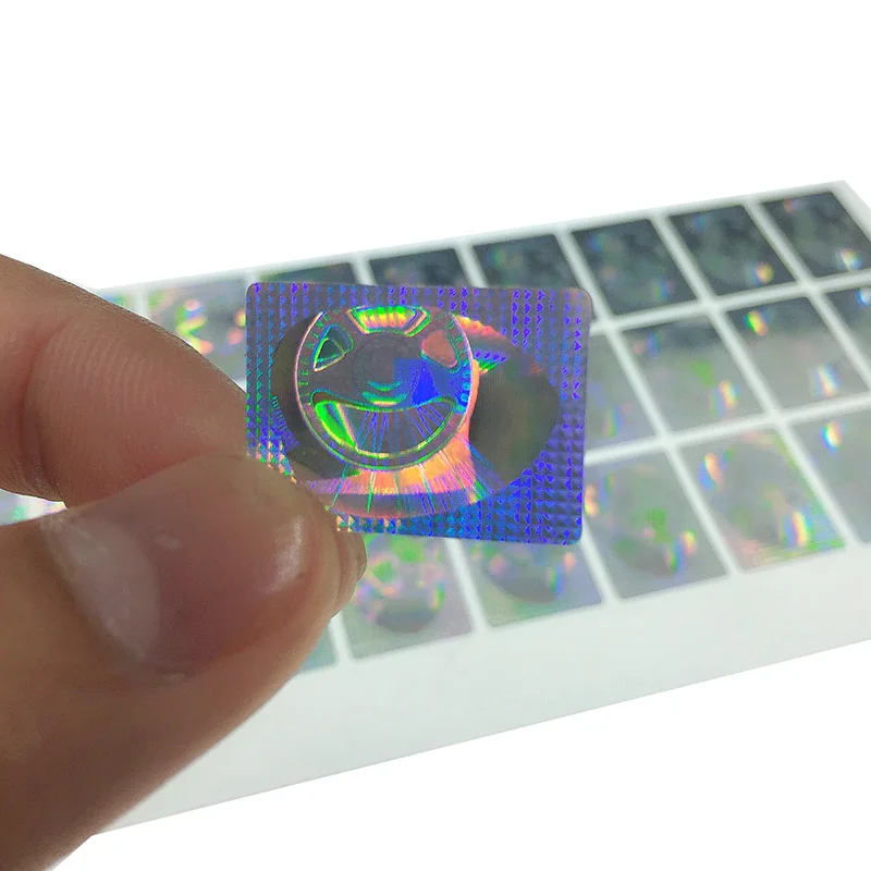 

Labels Wholesale Design Custom Printing Name Logo Waterproof Adhesive Hologram Sticker with Die Cut