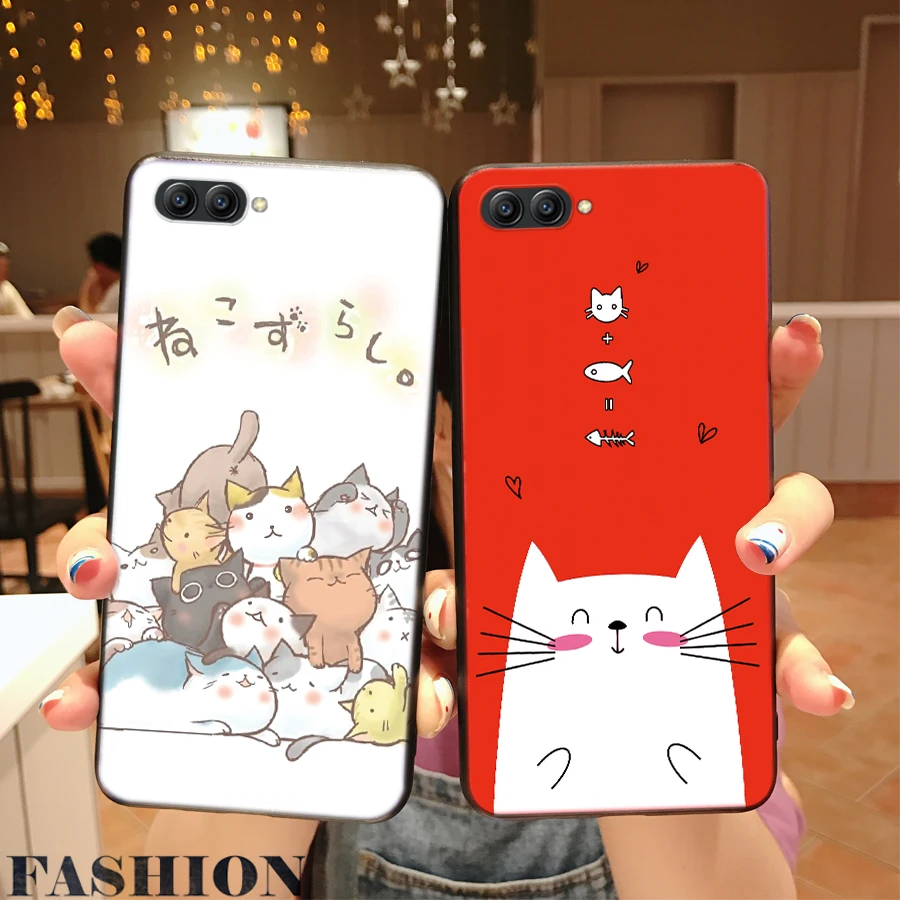 Для huawei Honor V10 Чехол Мягкий Силиконовый ТПУ чехол защитный задний телефон для View 10