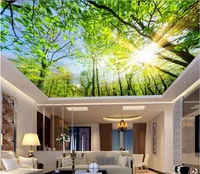 custom photo 3d ceiling murals wall paper contracted the sky tree decoration painting 3d wall murals wallpaper for walls 3 d