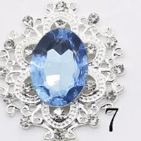 7 Модные 10 шт. 28*32 мм сплав Diy ювелирные аксессуары плоская задняя часть имитация жемчуга базовые настройки ручной работы - Цвет: 7
