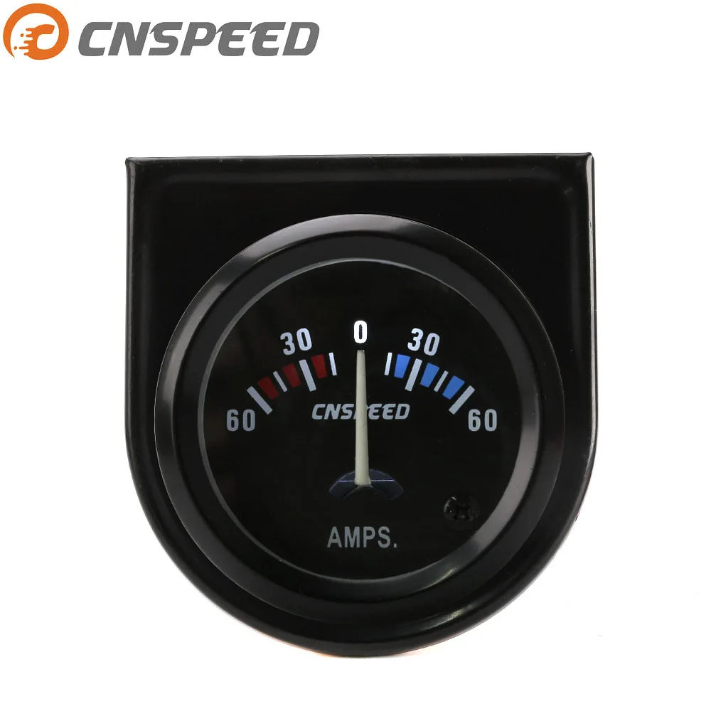 Амперметр CNSPEED YC101263 вольтметр 2 дюйма 52 мм 60 0 для лодок грузовиков